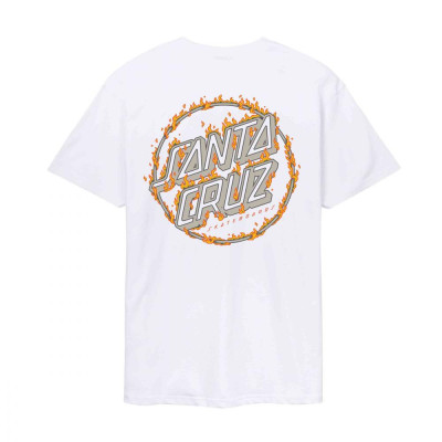 T-shirt - SANTA CRUZ Burnt Opus - Blanc