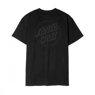 T-shirt - SANTA CRUZ Tonal Opus Dot Stripe - Noir