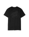 T-shirt - SANTA CRUZ Tonal Opus Dot Stripe - Noir