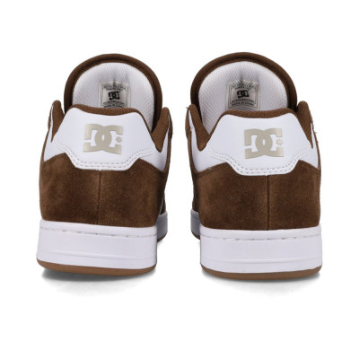Skate Shoes - DC SHOES Manteca 4s - White Brown Taupe