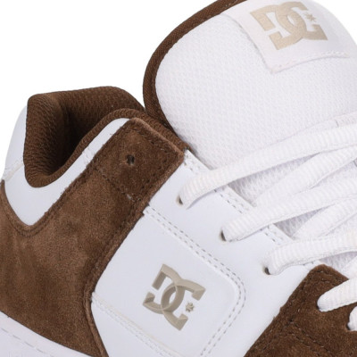 Chaussure Skate - DC SHOES Manteca 4s - White Brown Taupe