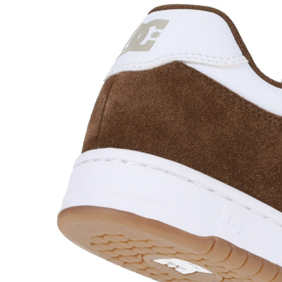 Skate Shoes - DC SHOES Manteca 4s - White Brown Taupe