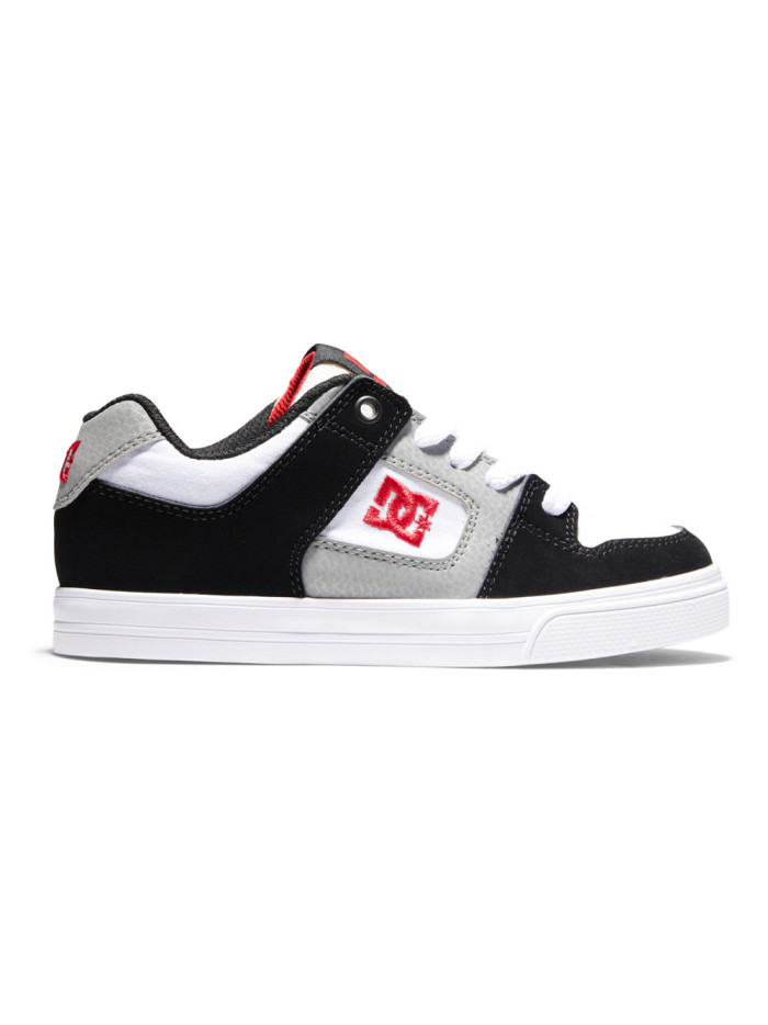 Kids Skate Shoes - DC SHOES Pure - White Black Red