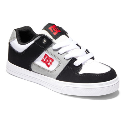 Chaussure Skate Enfant - DC SHOES Pure - White Black Red