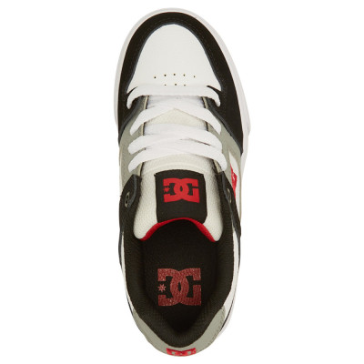 Kids Skate Shoes - DC SHOES Pure - White Black Red