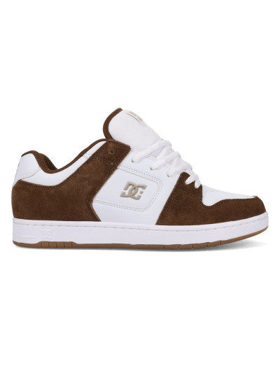 Chaussure Skate - DC SHOES Manteca 4s - White Brown Taupe