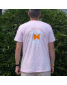 T-shirt - CLIC-N-ROLL Circle V6 - Rose Clair