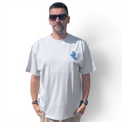 T-shirt - SANTA CRUZ Screaming Hand Chest - Mist