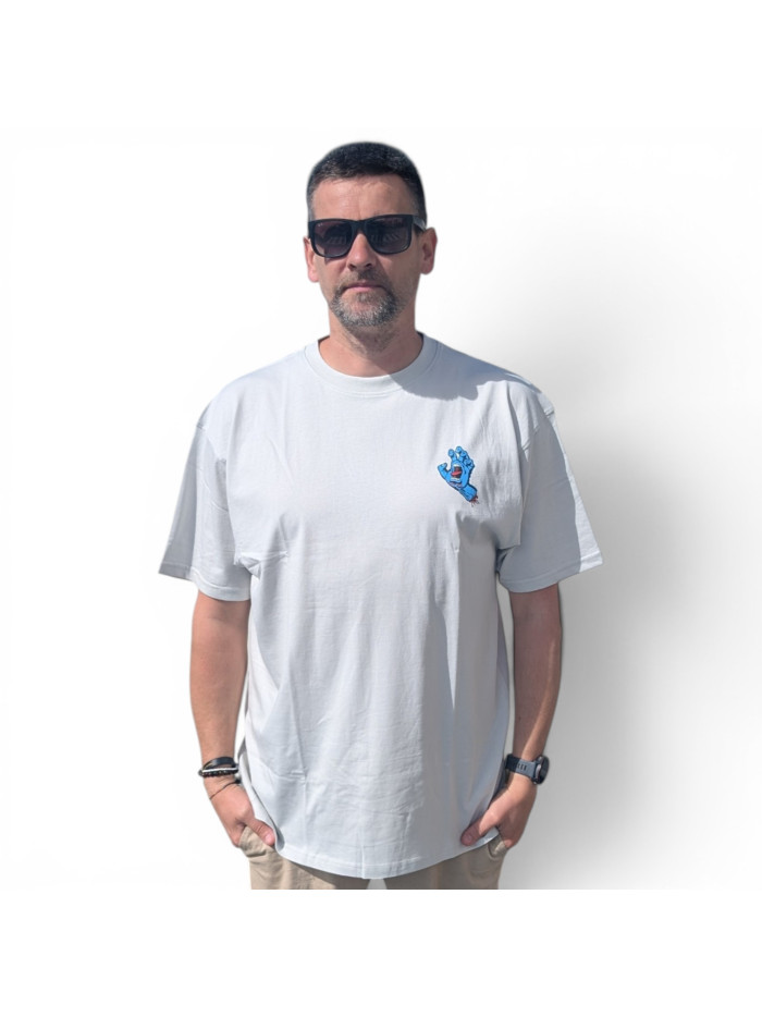 T-shirt - SANTA CRUZ Screaming Hand Chest - Mist