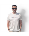 T-shirt - CLIC-N-ROLL Circle V6 - Naturel