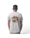 T-shirt - CLIC-N-ROLL Circle V6 - Naturel