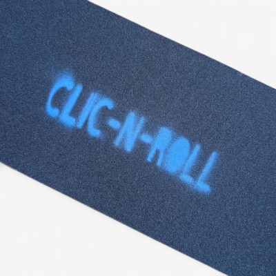 Scooter Griptape - CLIC-N-ROLL Logo - Blue