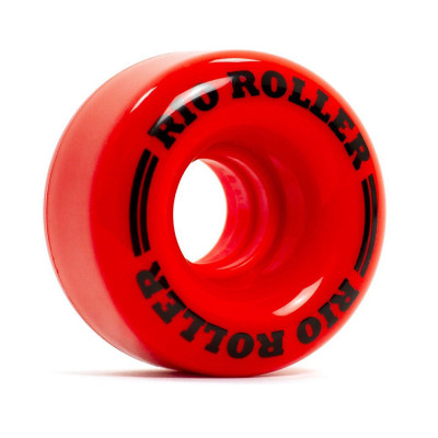 Roller Skate Wheels - RIO Coaster Red - 58mm 82a - Set of 4