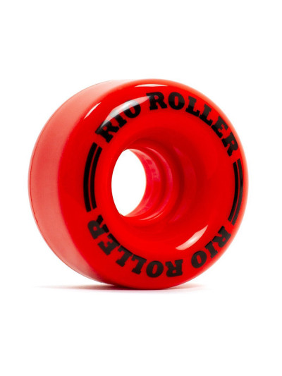 Roue Patin à Roulette - RIO Coaster Rouge - 58mm 82a - Jeu de 4
