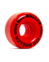 Roller Skate Wheels - RIO Coaster Red - 58mm 82a - Set of 4