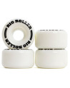 Roller Skate Wheels - RIO Coaster White - 58mm 82a - Set of 4