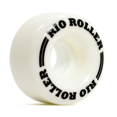 Roue Patin à Roulette - RIO Coaster Blanche - 58mm 82a - Jeu de 4