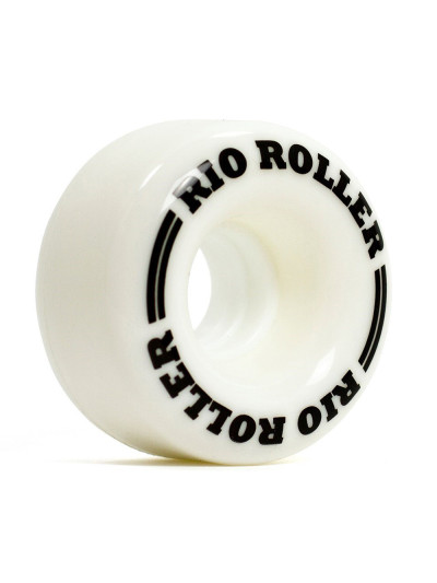 Roue Patin à Roulette - RIO Coaster Blanche - 58mm 82a - Jeu de 4
