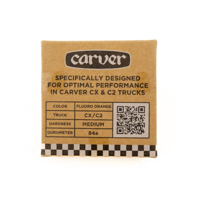 Surfskate Bushings - CARVER Medium - CX C2 Orange - Set of 4