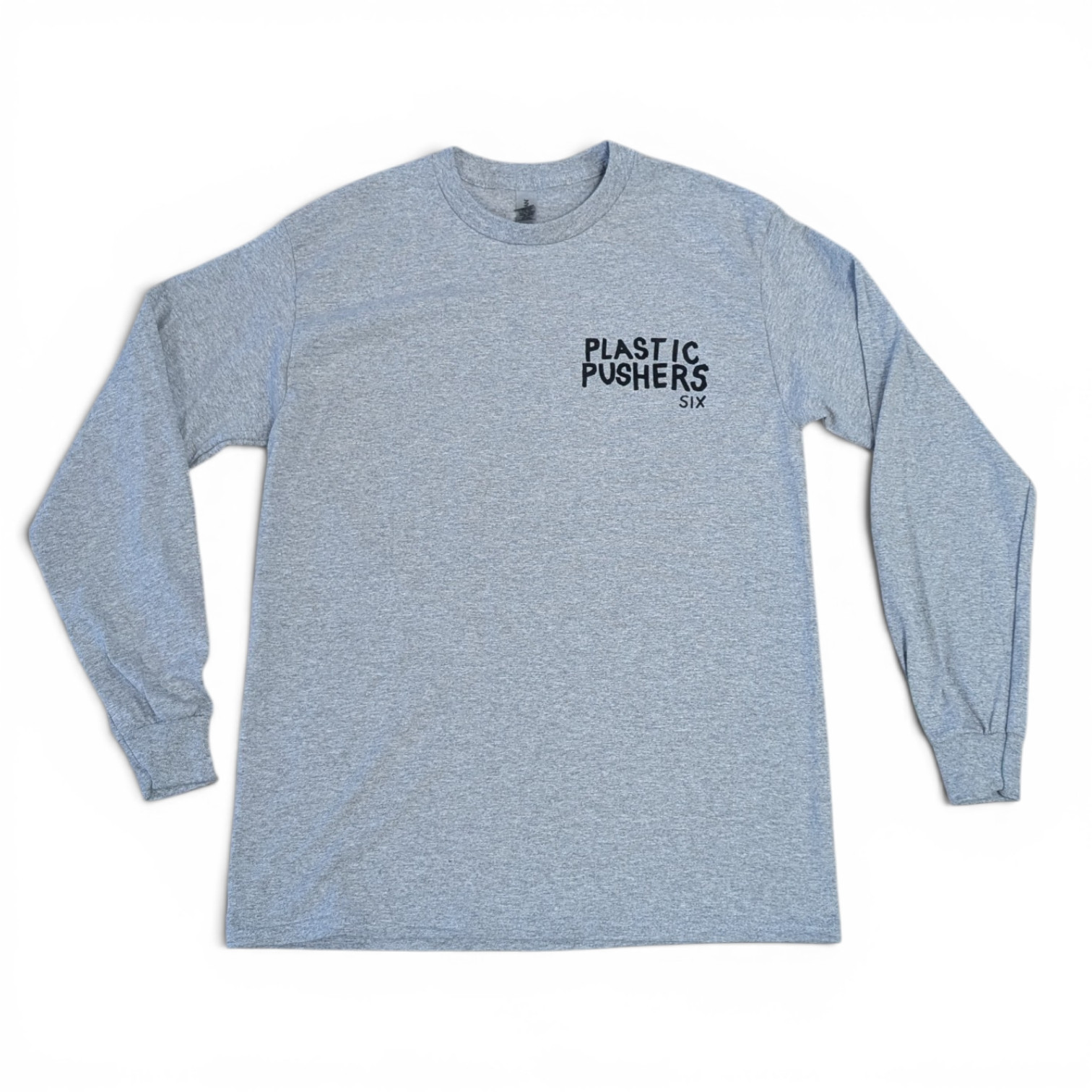 T-shirt Manche Longue - PLASTIC PUSHERS - Gris