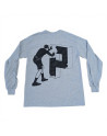T-shirt Manche Longue - PLASTIC PUSHERS - Gris