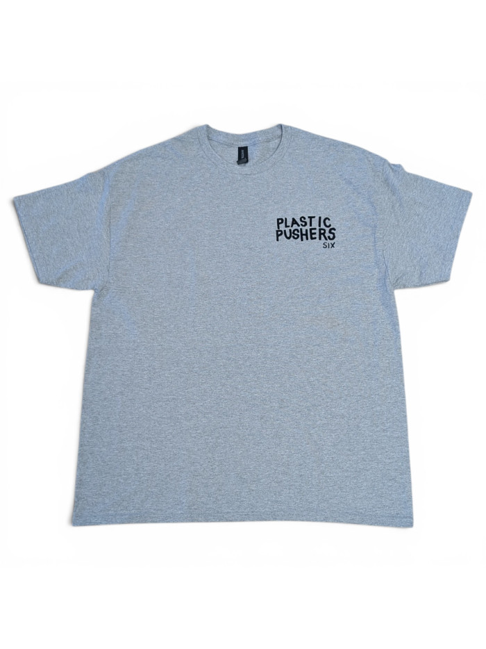 T-shirt - PLASTIC PUSHERS - Gris