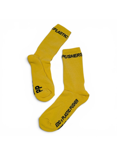 Chaussette Roller - PLASTIC PUSHERS X Edo- Jaune