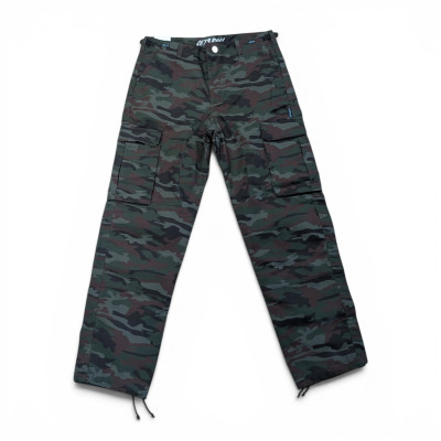 Baggy Pants - LET'S ROLL - Camo Green