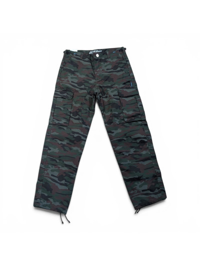 Baggy Pants - LET'S ROLL - Camo Green