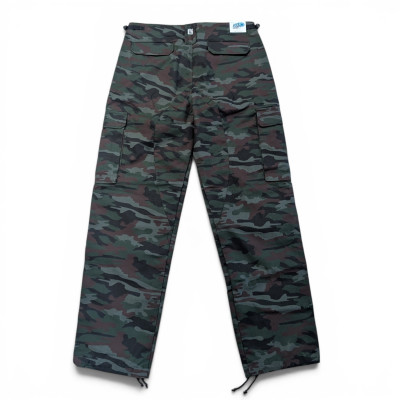 Baggy Pants - LET'S ROLL - Camo Green