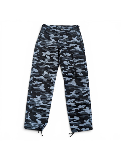 Pantalon Baggy - LET'S ROLL - Camo Grey