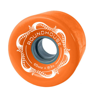 Surfskate Wheels - CARVER Roundhouse Slick - 65mm 83a Orange - Set of 4