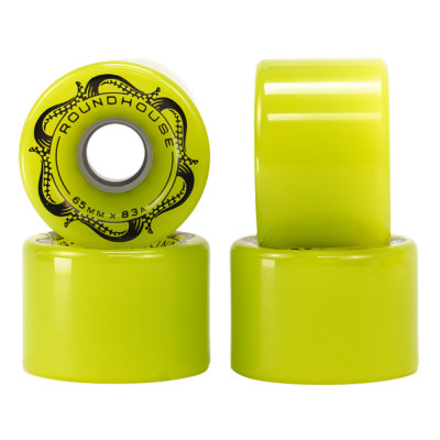 Roue Surfskate - CARVER Roundhouse Slick - 65mm 83a Verte - Jeu de 4