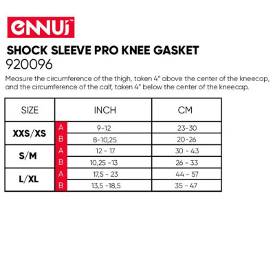 Genouillère Souple - ENNUI Shock Sleeve Pro II - Paire