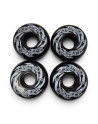 Roue Roller - MESMER Spiral - 58mm 90a - Noir - Jeu de 4