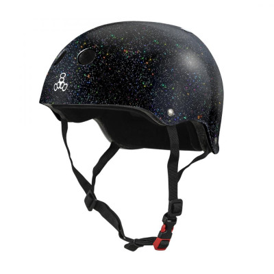 Casque - TRIPLE EIGHT Sweatsaver - Noir Pailleté