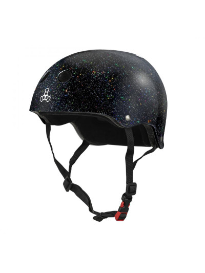 Casque - TRIPLE EIGHT Sweatsaver - Noir Pailleté