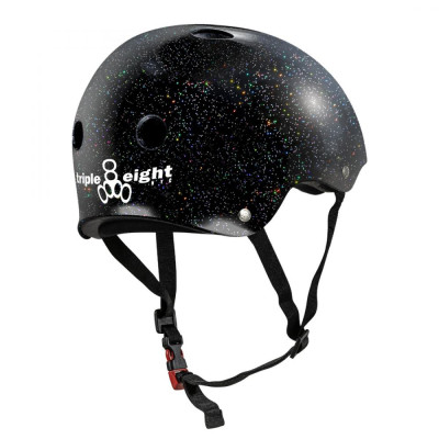 Casque - TRIPLE EIGHT Sweatsaver - Noir Pailleté
