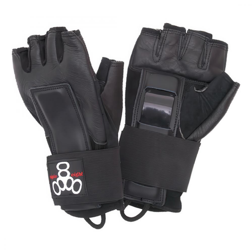 Wrist Guard - TRIPLE EIGHT Pads Hired - Black - Pair