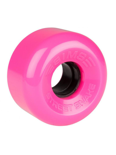 Roller Skate Wheels - SIMS Street Snakes - Pink - 62mm 78a - Set of 4