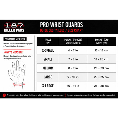 Wrist Guard - 187 KILLER PADS Pro - Pair