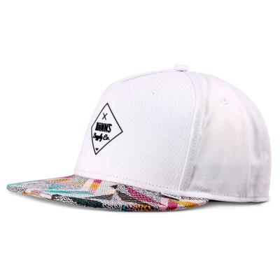 Cap - DJINN'S Rubber Aztek - White