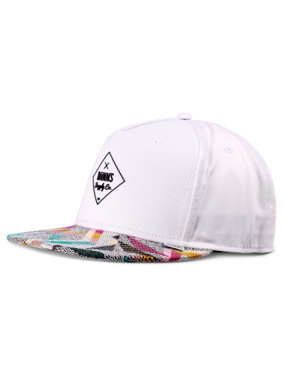 Casquette - DJINN'S Rubber Aztek - Blanche