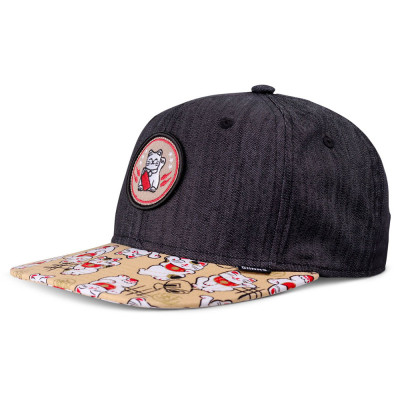 Casquette Enfant - DJINN'S Lucky Cat - Noir