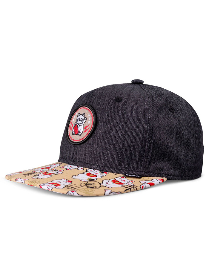 Casquette Enfant - DJINN'S Lucky Cat - Noir