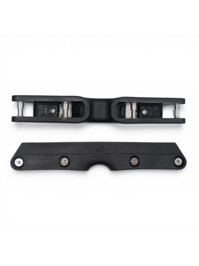 Platine Roller Agressif UFS - KIZER Fluid V - Noir Chrome - Paire
