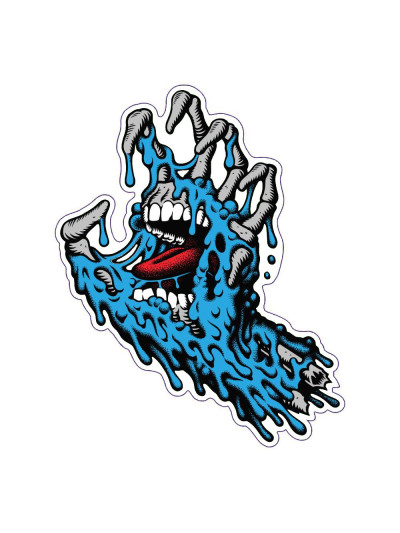 Skateboard Sticker - SANTA CRUZ Melting Hand - Unit