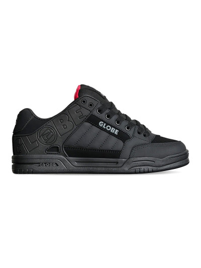 Chaussure Skate - GLOBE Tilt - Black Red Tartan