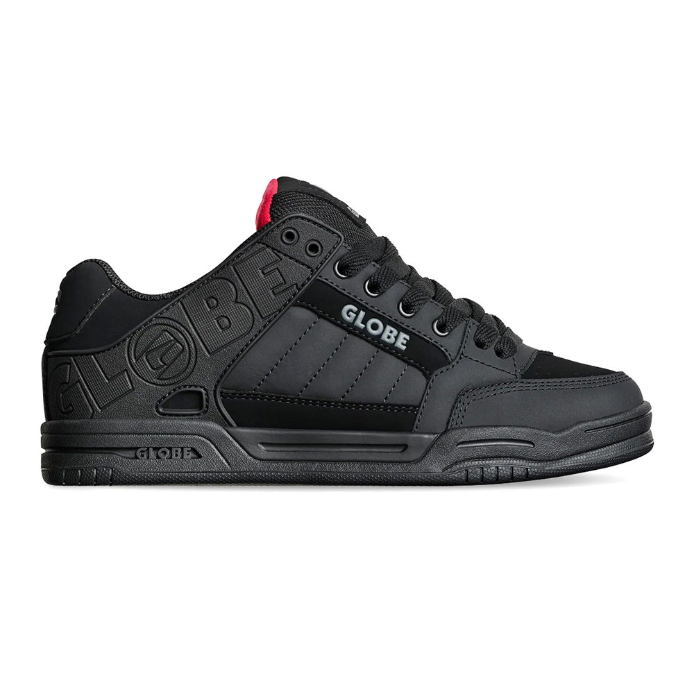 Skate Shoes - GLOBE Tilt - Black Red Tartan