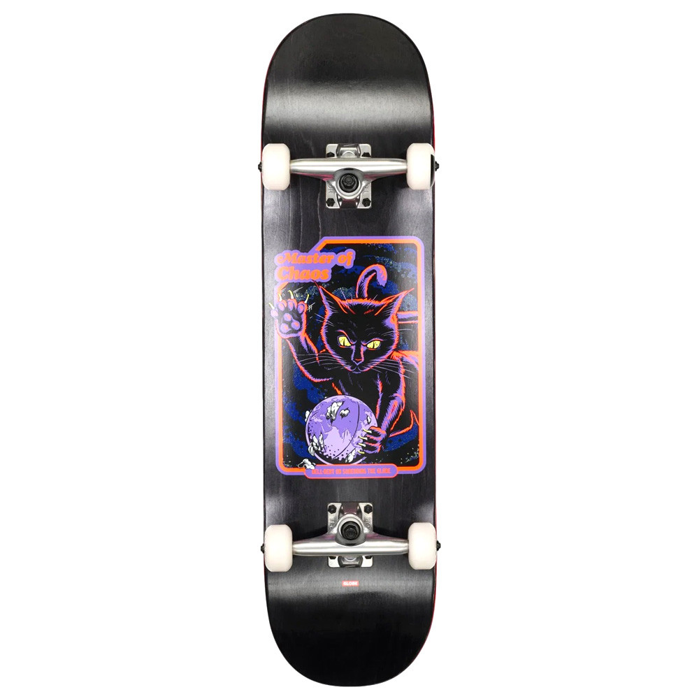 Skateboard - Globe G1 Master Of Choas - Black Cat - 8"